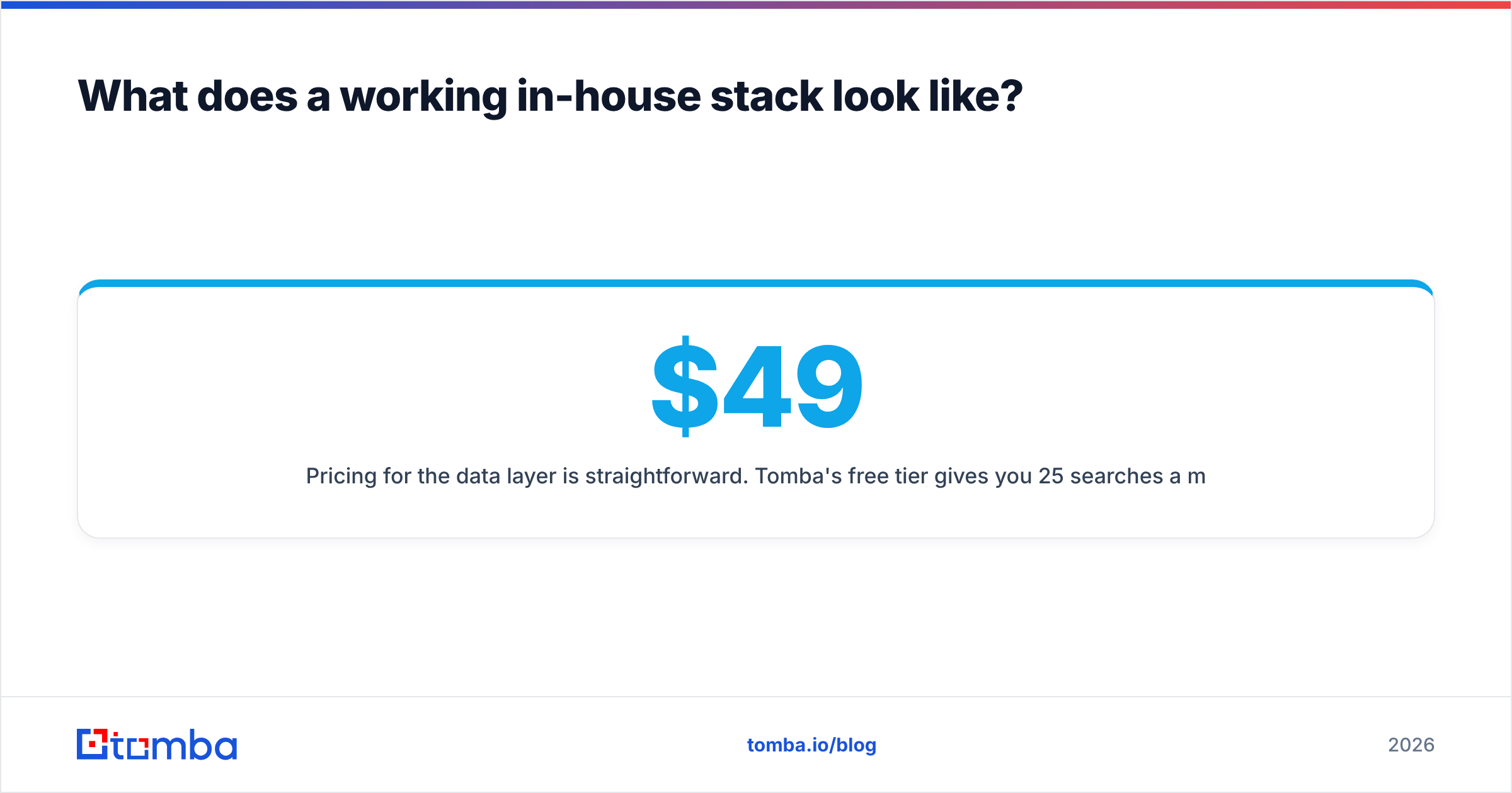 Diagram: What does a working in-house stack look like