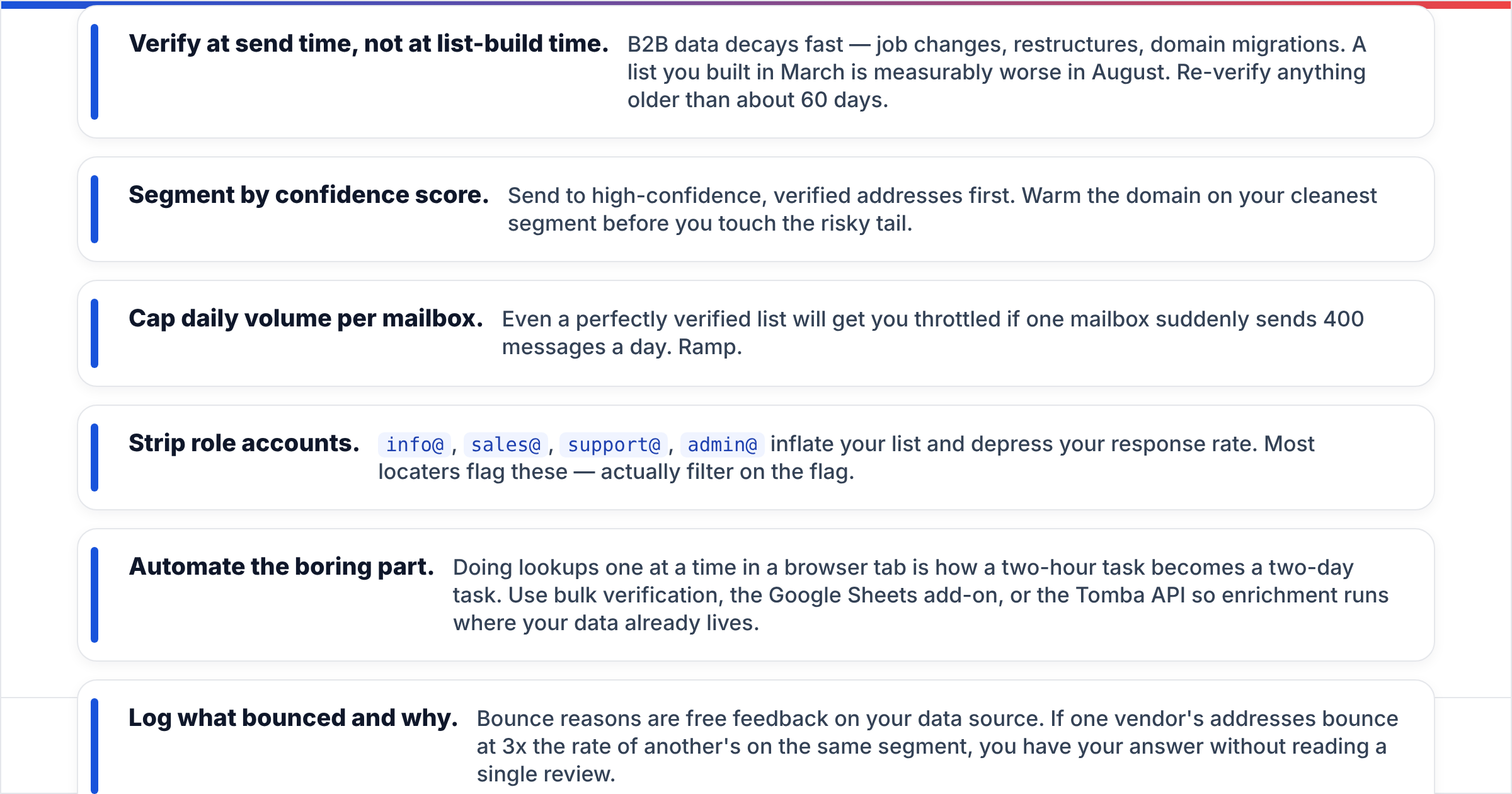 Diagram: How do you use an email locater without getting flagged