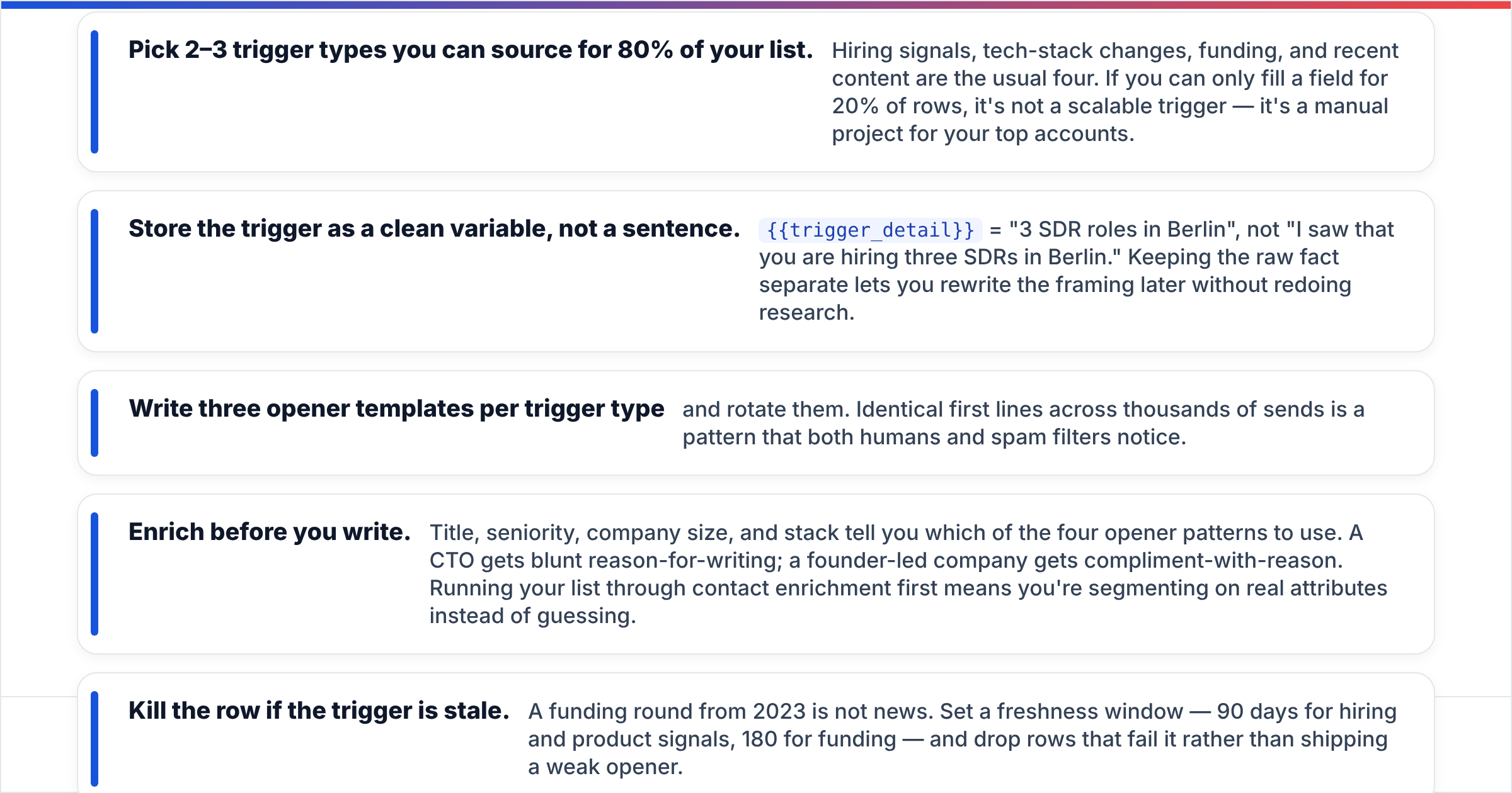 Diagram: How do you personalize opening sentences at scale