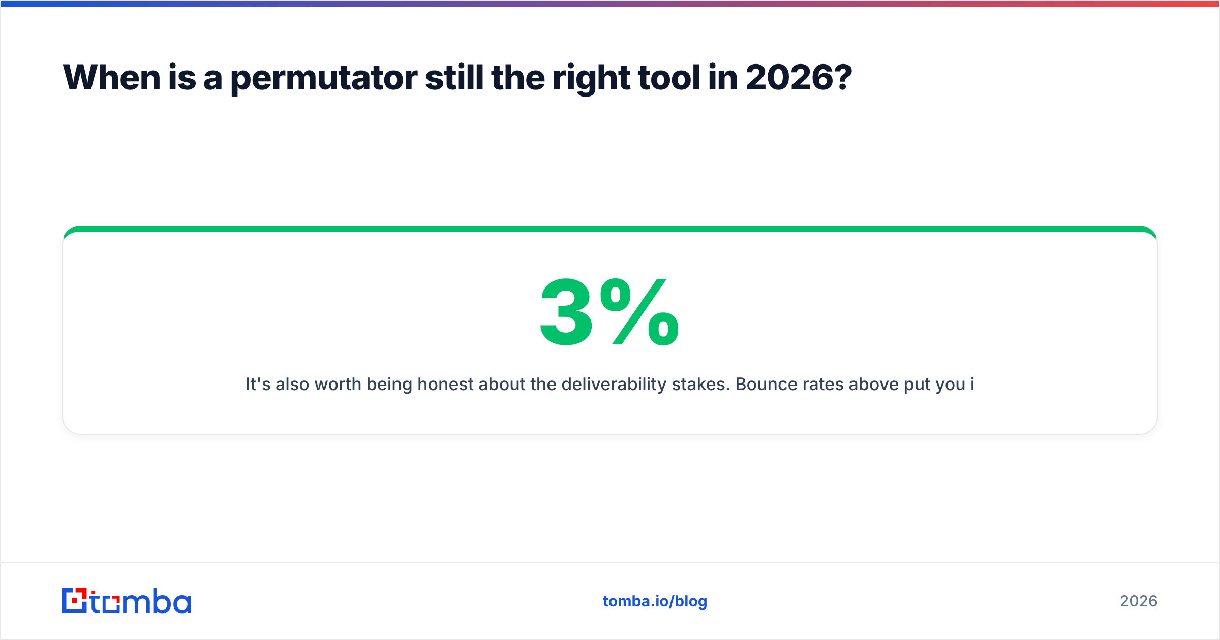 Diagram: When is a permutator still the right tool in 2026