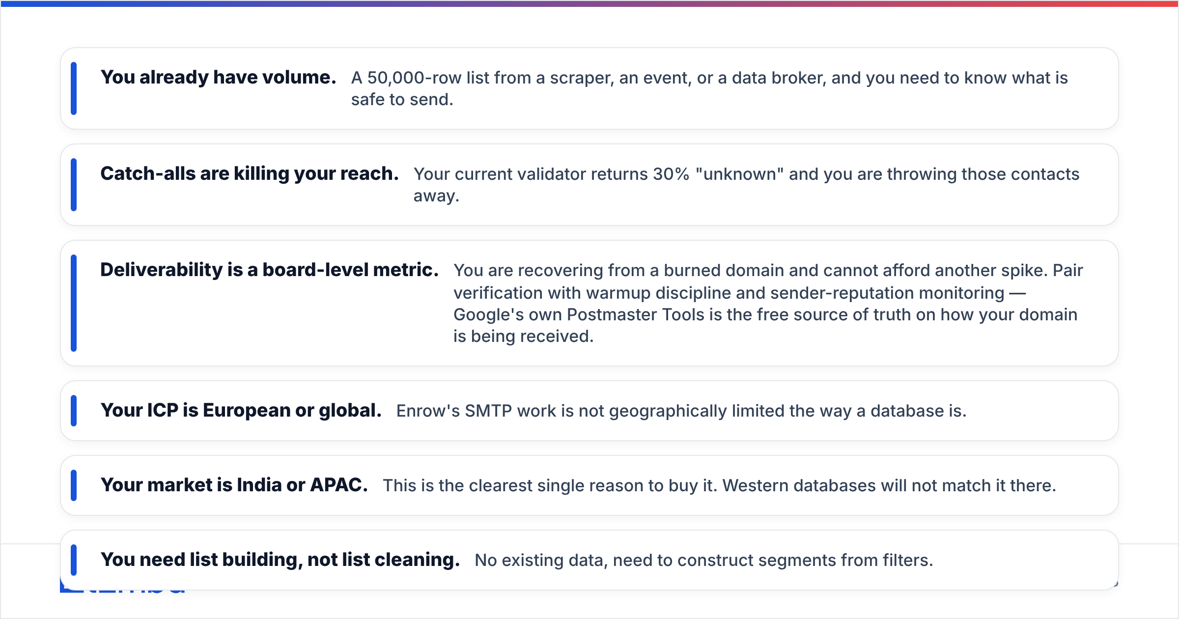 Enrow vs Leadzen.ai decision guide: when to pick each tool