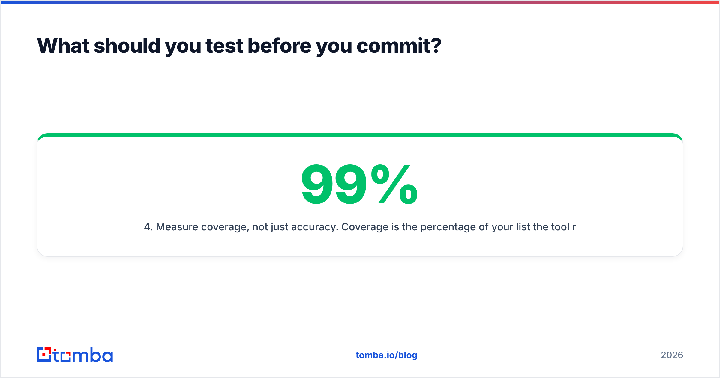 Diagram: What should you test before you commit