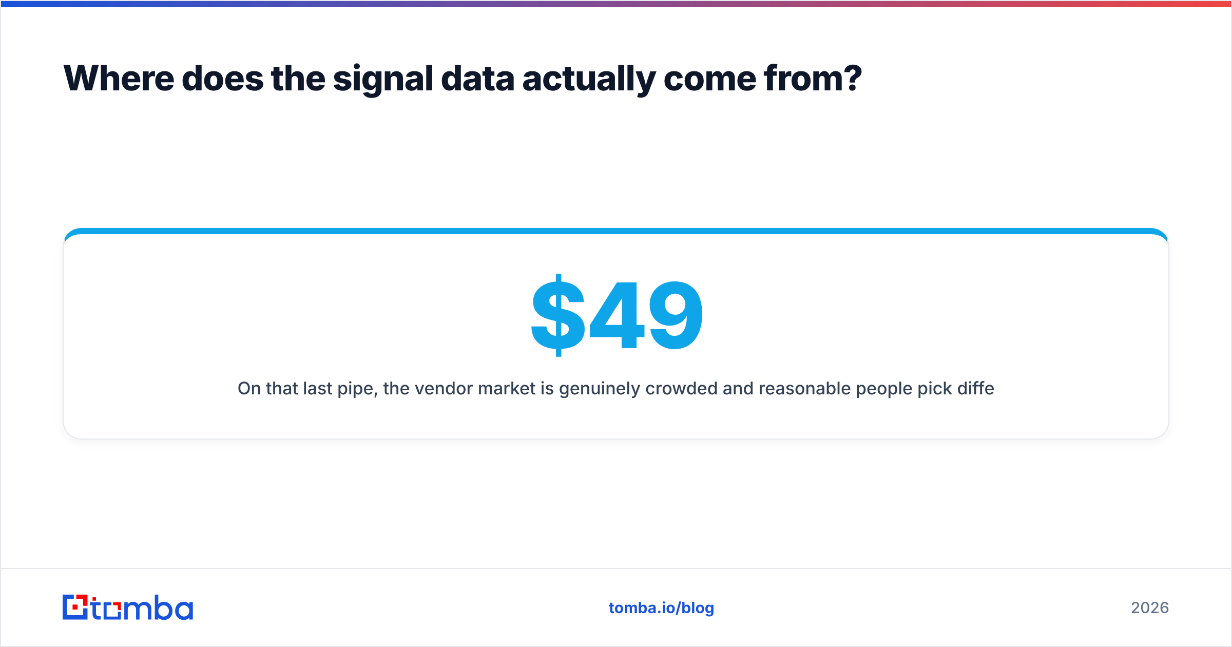Diagram: Where does the signal data actually come from