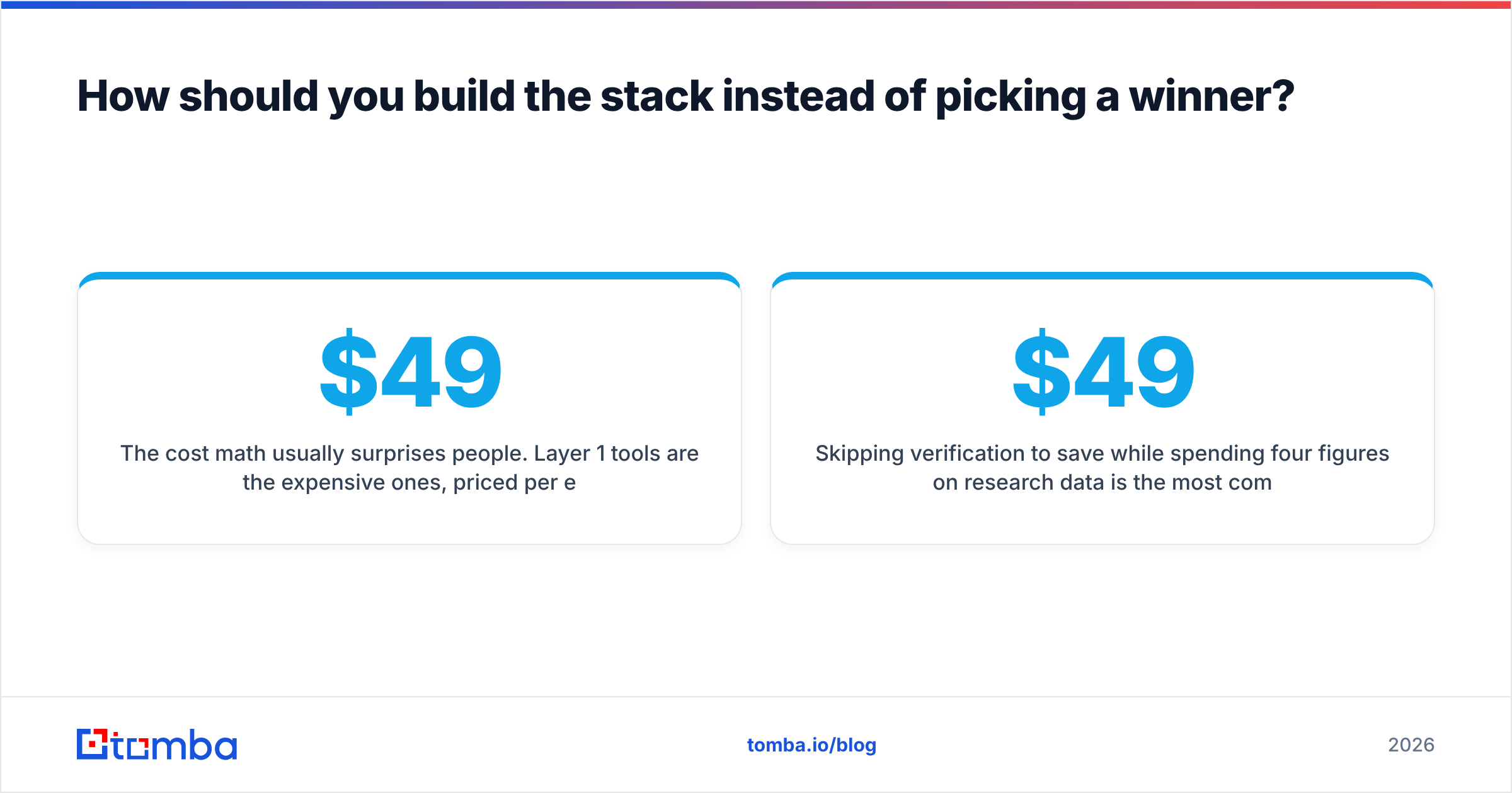 Diagram: How should you build the stack instead of picking a winner