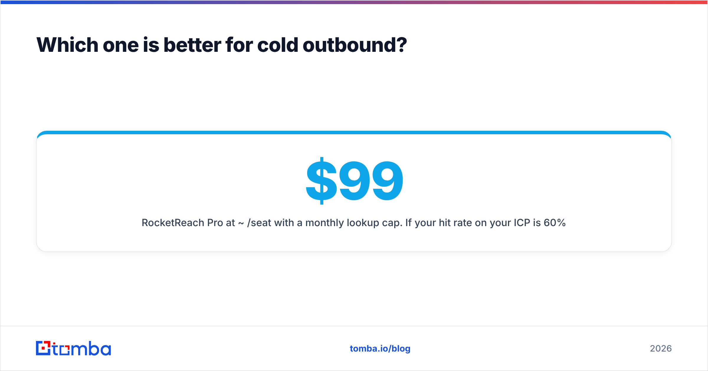 Diagram: Which one is better for cold outbound