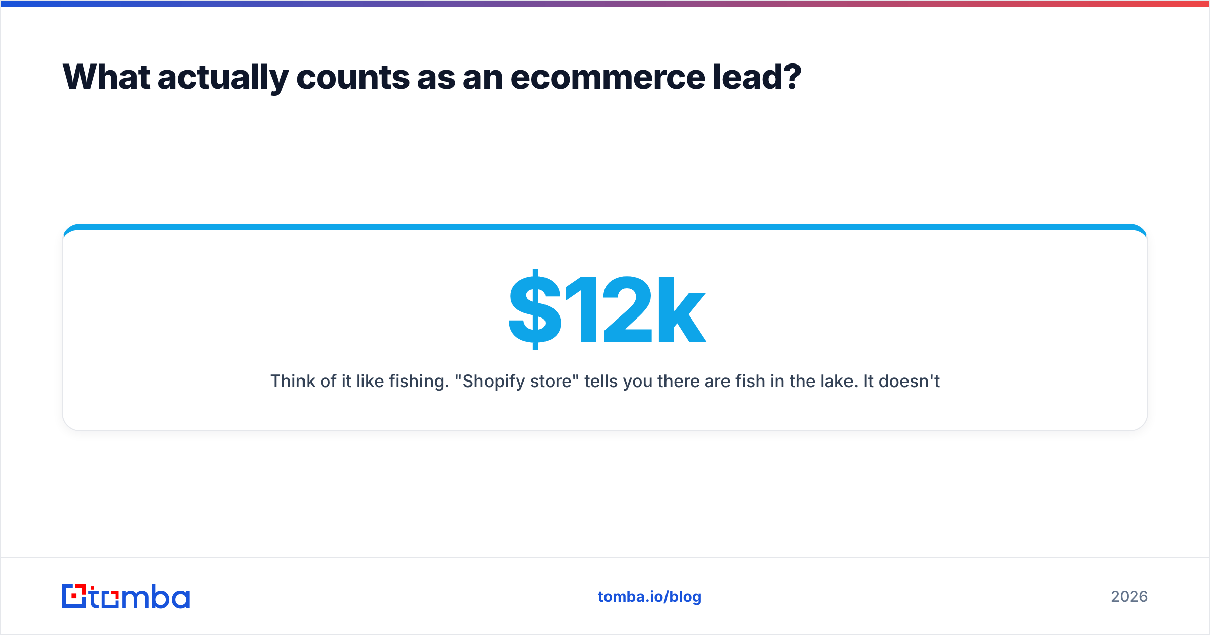 Diagram: What actually counts as an ecommerce lead