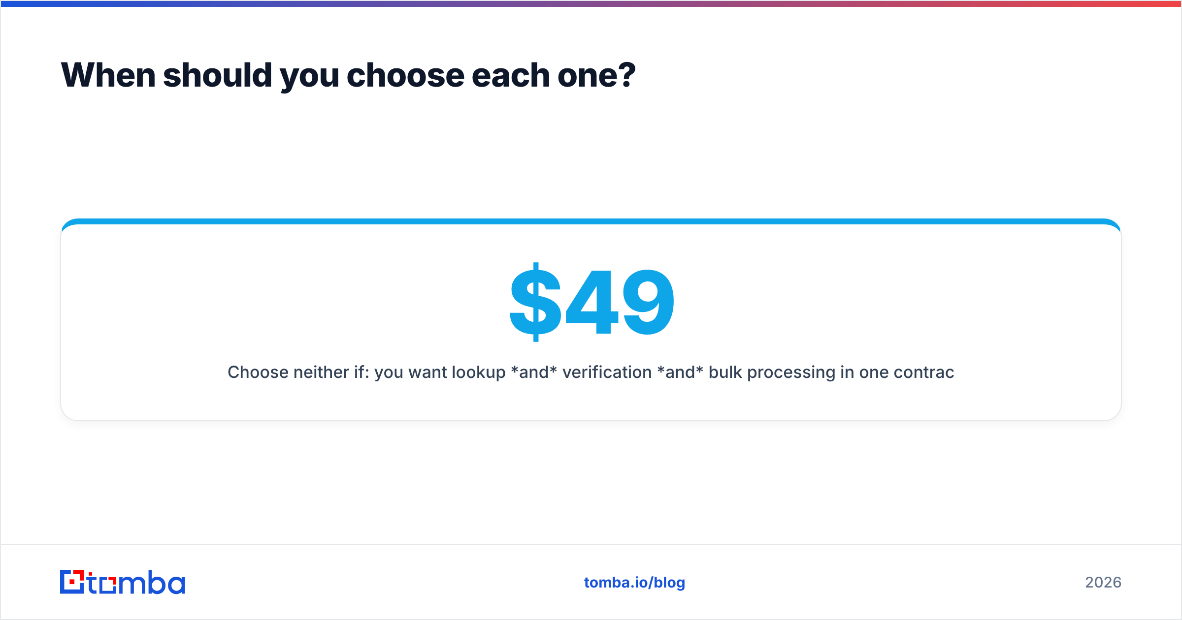 Diagram: When should you choose each one