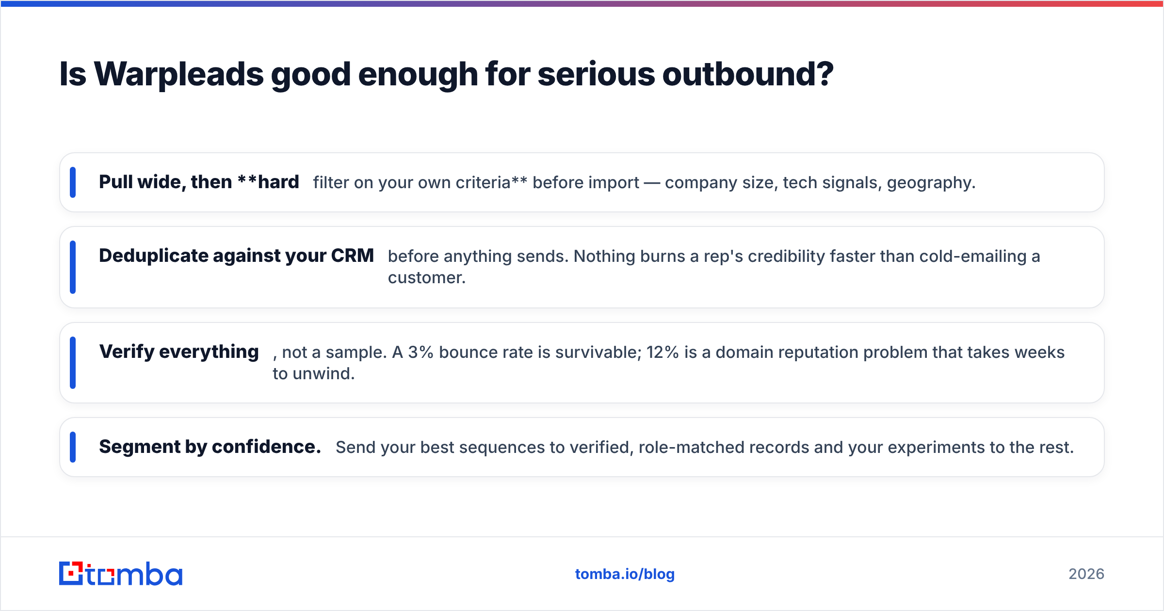 Diagram: Is Warpleads good enough for serious outbound