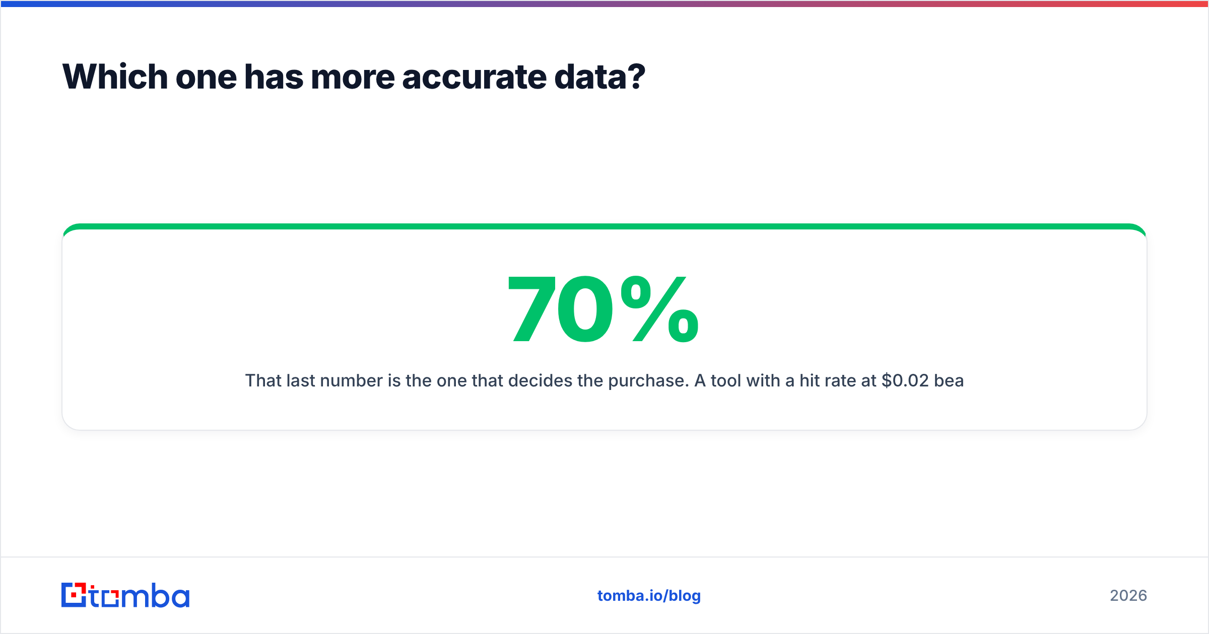 Diagram: Which one has more accurate data