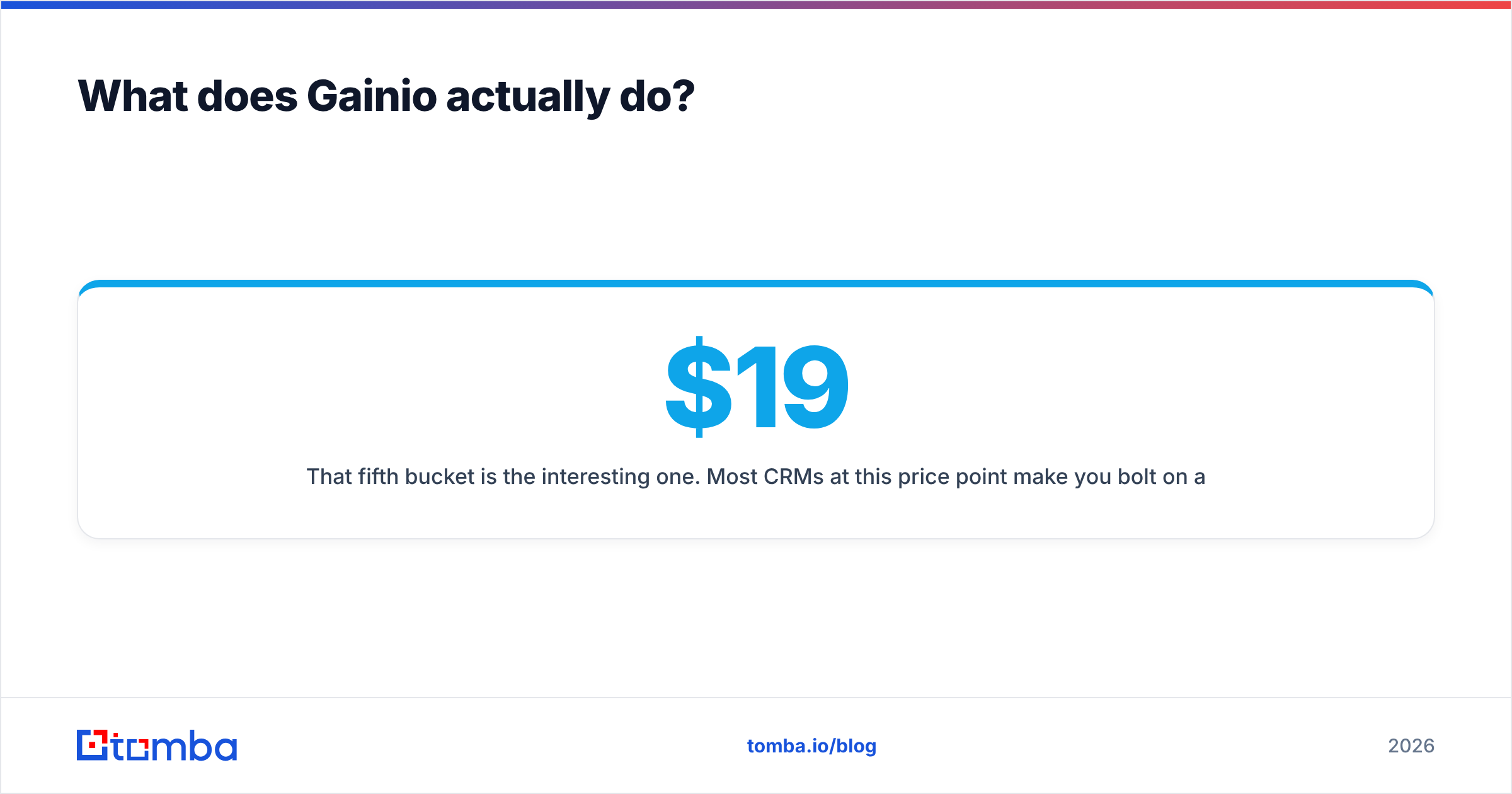 Gainio pricing reviews pros and cons: what the CRM actually does