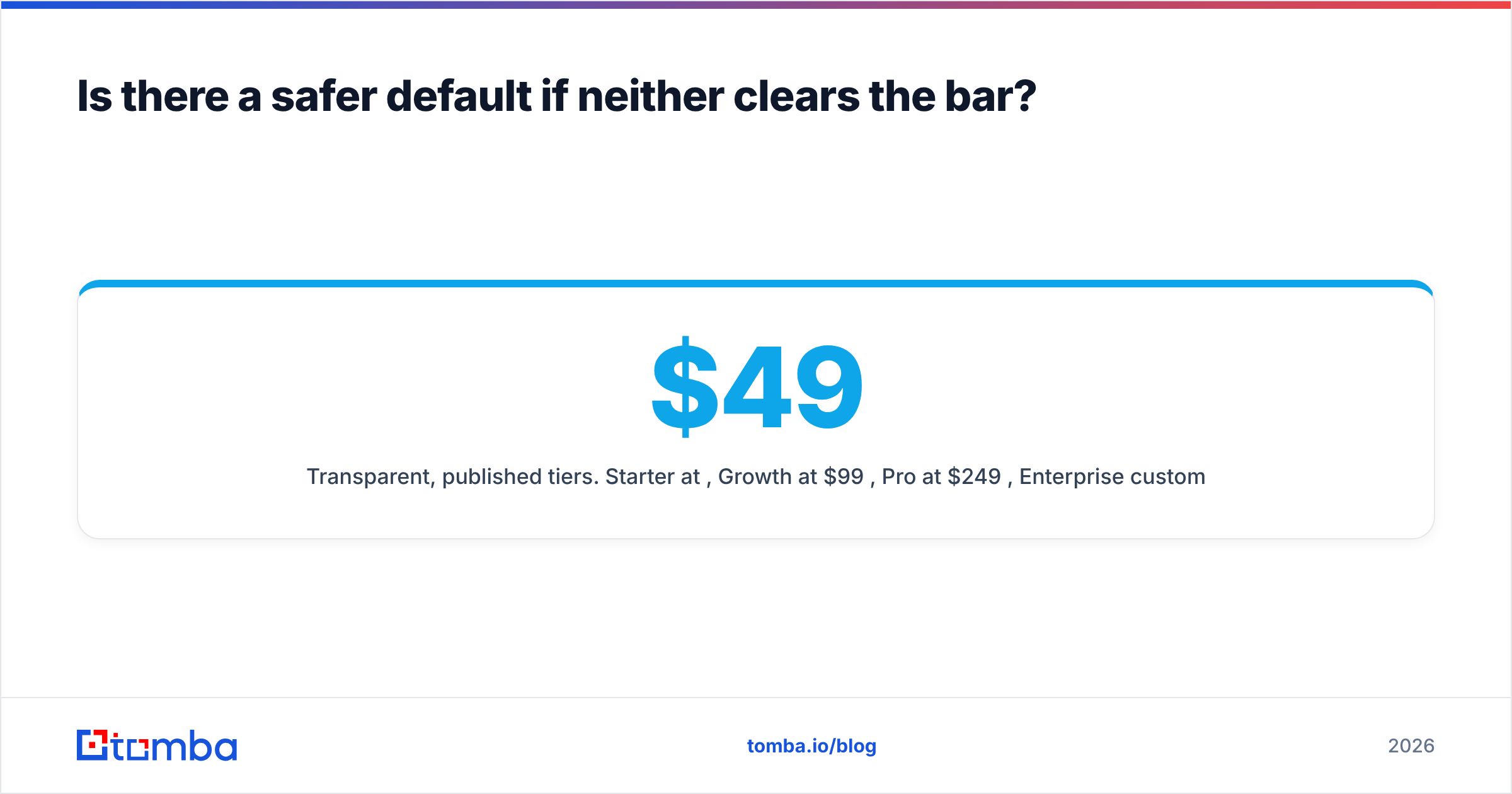 Diagram: Is there a safer default if neither clears the bar