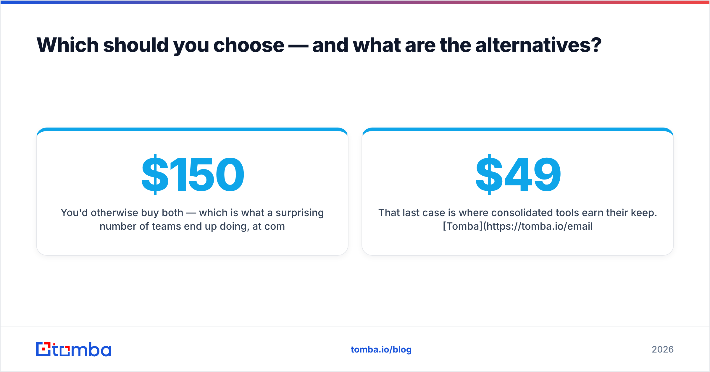 Diagram: Which should you choose — and what are the alternatives