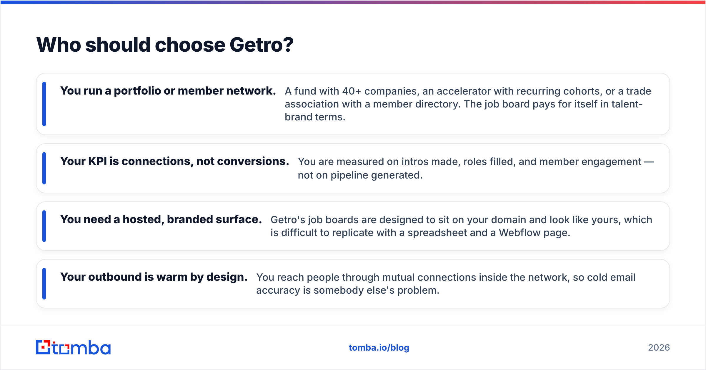 Who should choose Getro over LeadZen.ai