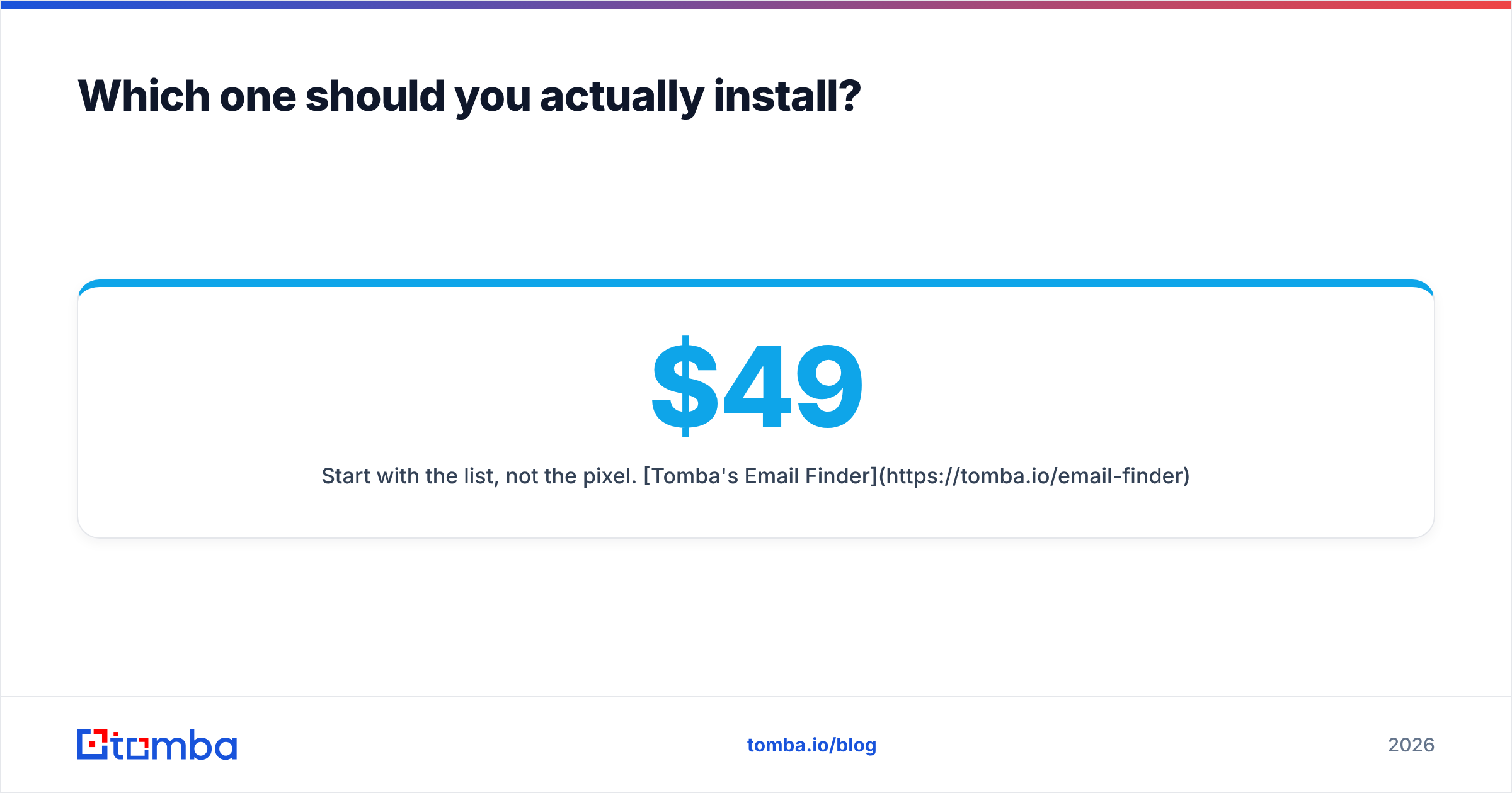 Diagram: Which one should you actually install