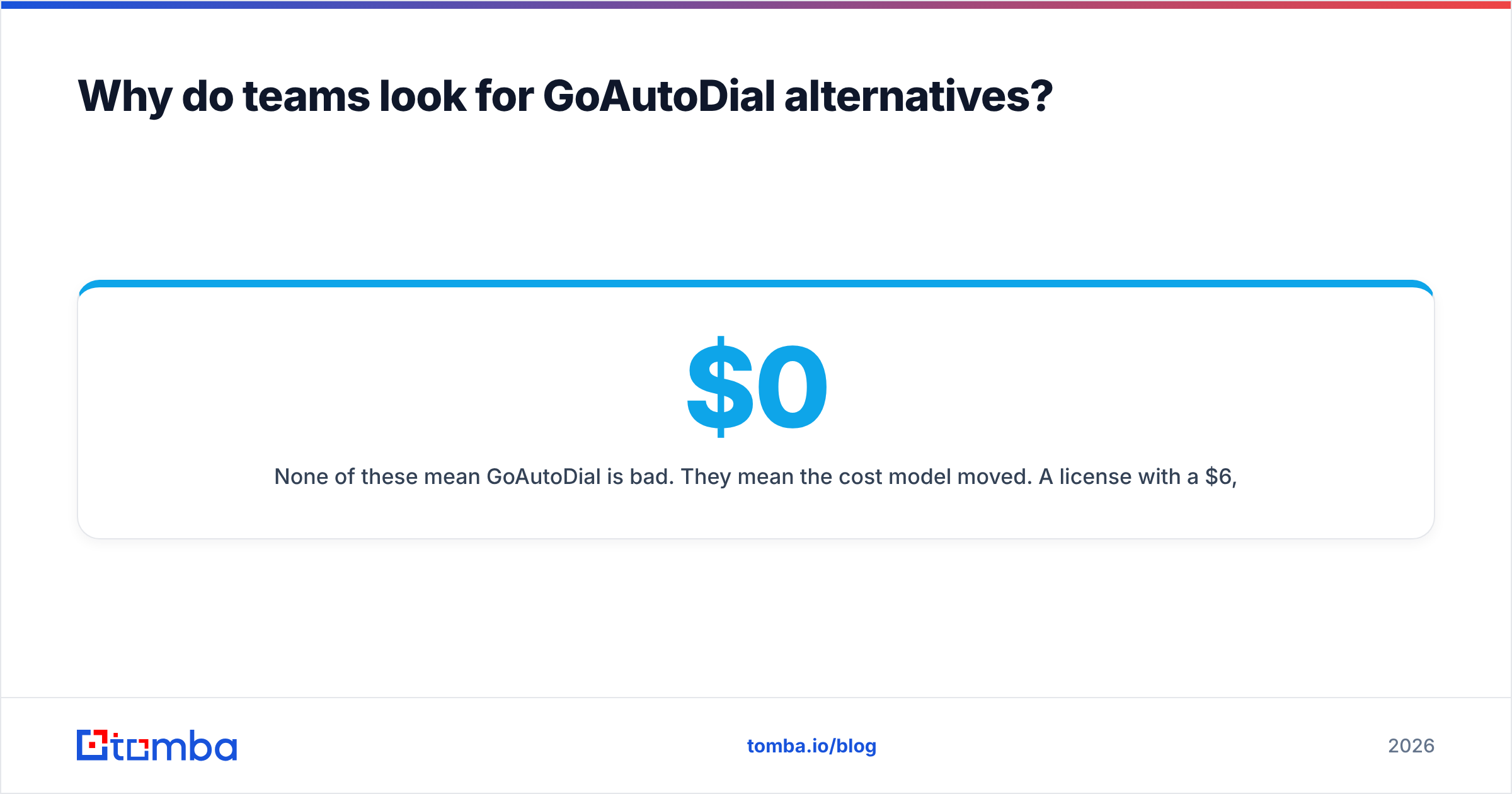 Diagram: Why do teams look for GoAutoDial alternatives