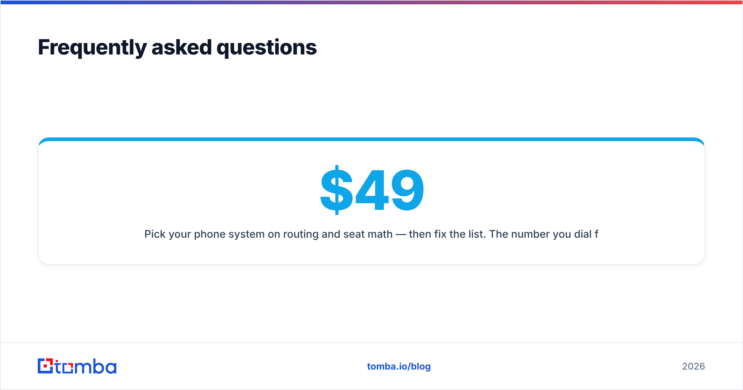 Diagram: Frequently asked questions