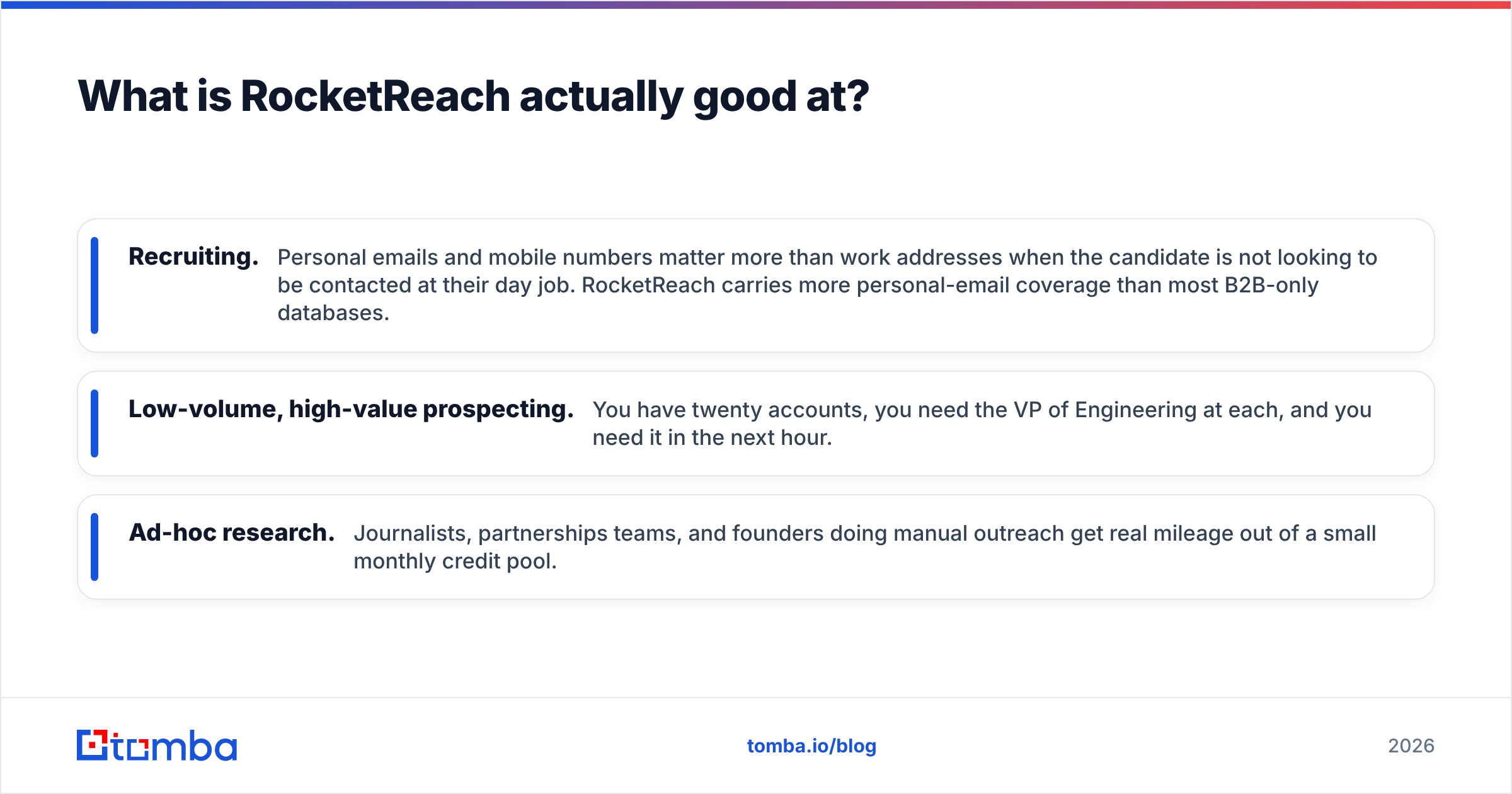 Grata vs RocketReach: what RocketReach is good at for contact lookups
