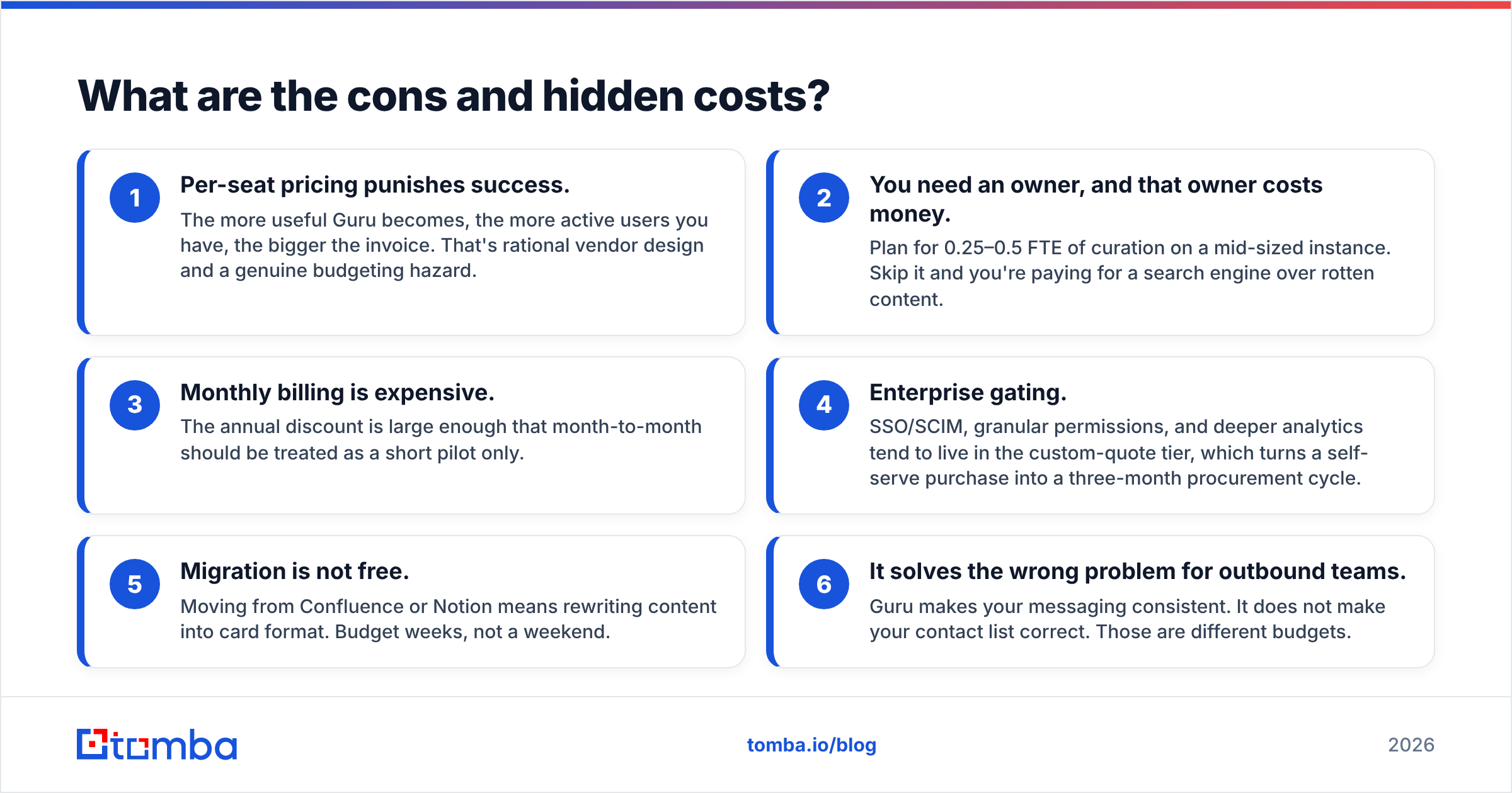 Diagram: What are the cons and hidden costs