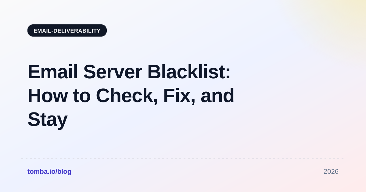 Email Server Blacklist: How to Check, Fix, and Stay Off