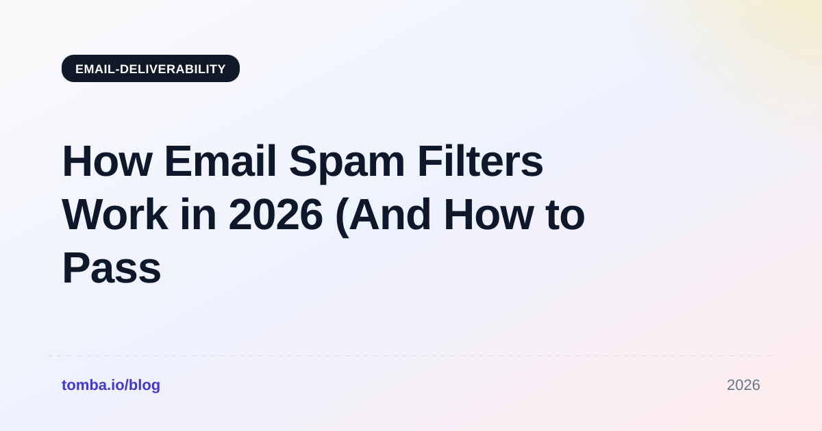 How Email Spam Filters Work in 2026 (And How to Pass Them)