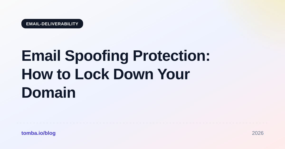 Email Spoofing Protection: How to Lock Down Your Domain