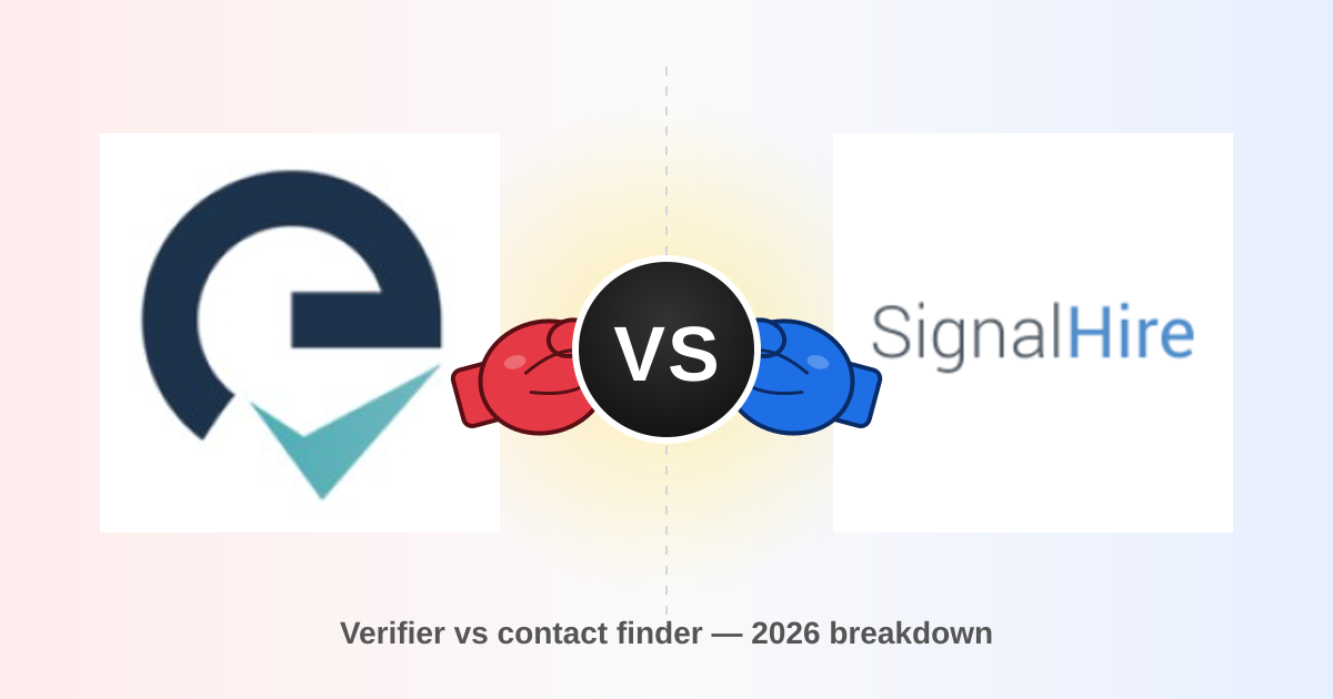 EmailListValidation vs SignalHire: Which Tool Wins in 2026?