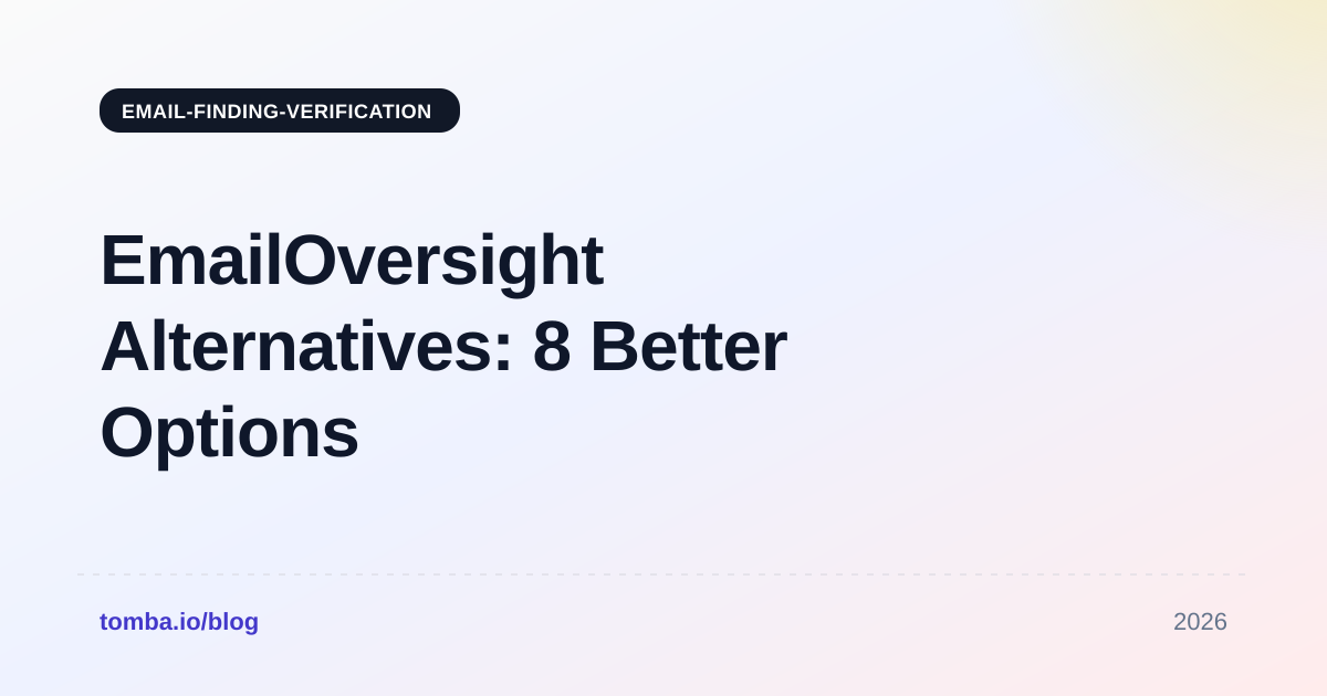 EmailOversight Alternatives: 8 Better Options for 2026