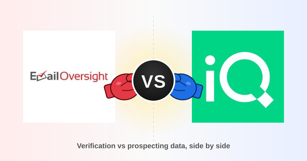 EmailOversight vs LeadIQ: Which B2B Email Tool Wins in 2026?