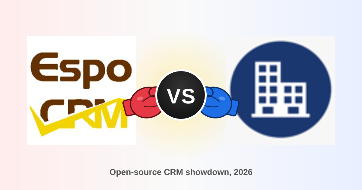 EspoCRM vs SuiteCRM: Open-Source CRM Comparison for 2026