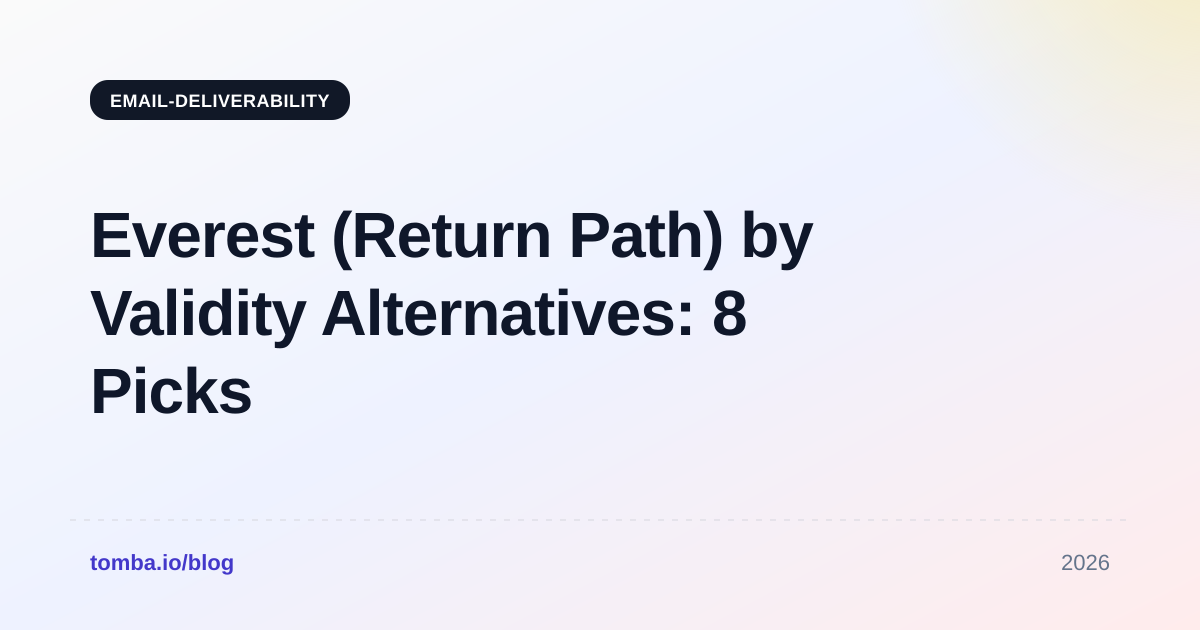 Everest (Return Path) by Validity Alternatives: 8 Picks