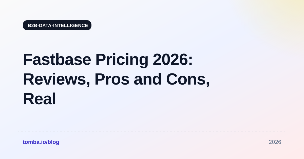 Fastbase Pricing 2026: Reviews, Pros and Cons, Real Costs