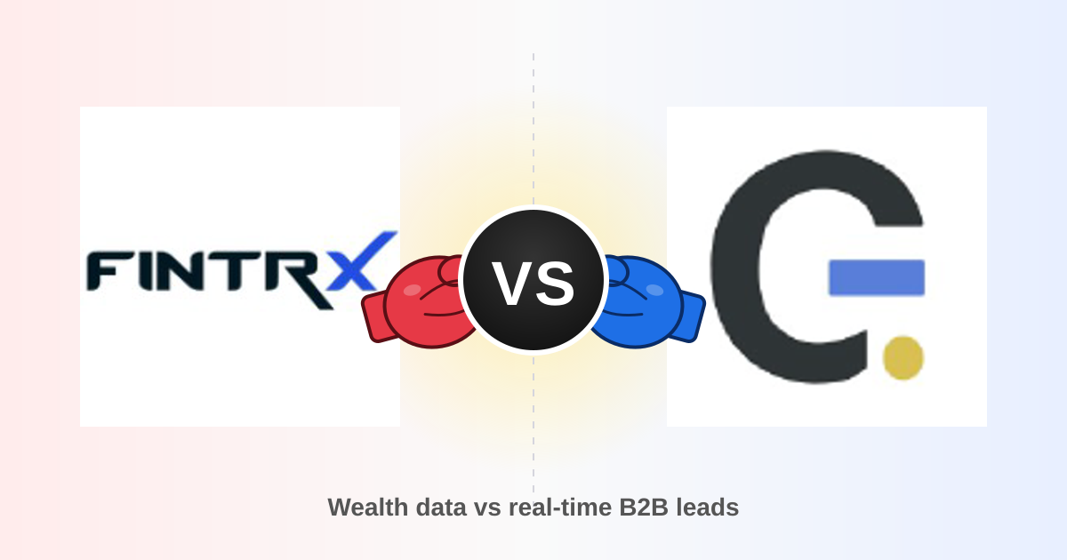 Fintrx vs Generect: Which B2B Data Tool Wins in 2026?