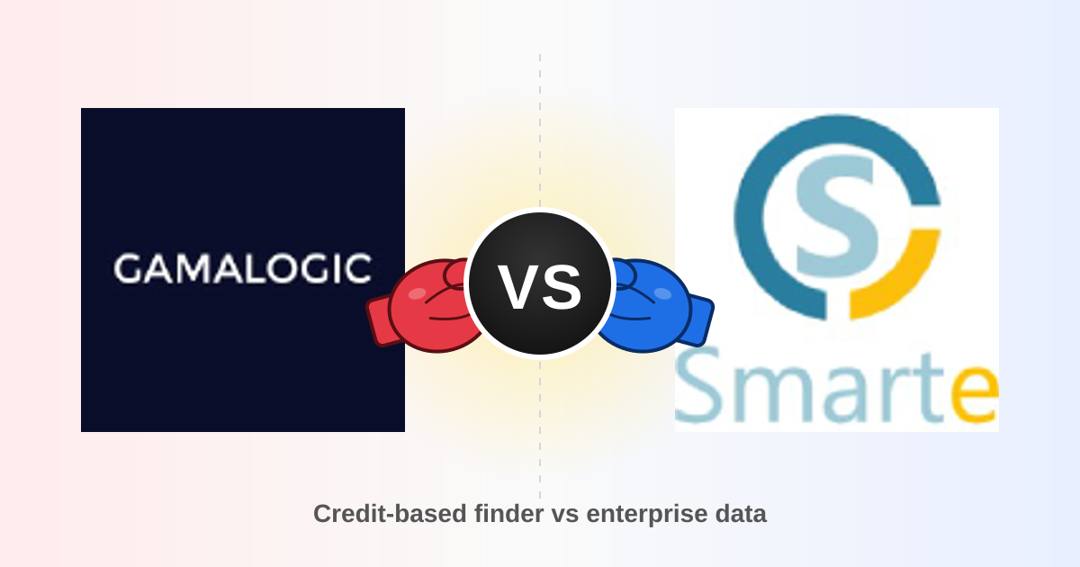 Gamalogic vs Smarte: Which B2B Email Data Tool Wins in 2026?