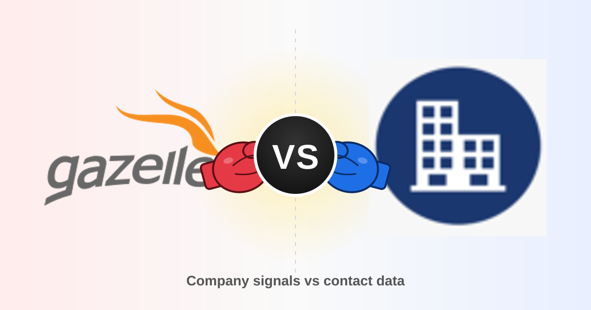 Gazelle vs LeadzenAI: Which B2B Data Tool Fits Your GTM?