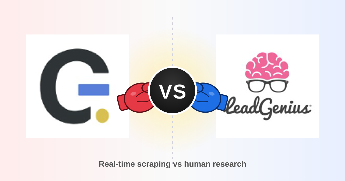 Generect vs LeadGenius (2026): Which B2B Data Tool Wins?