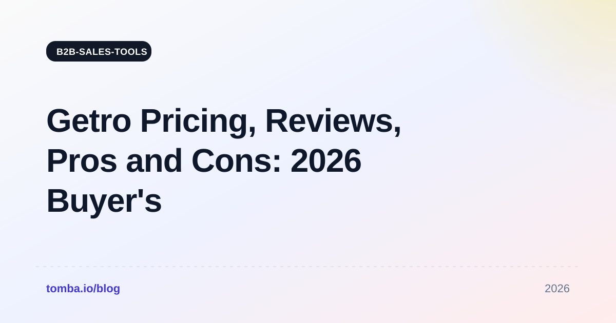 Getro Pricing Reviews Pros and Cons: 2026 Buyer's Guide