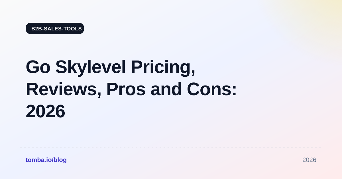 Go Skylevel Pricing, Reviews, Pros and Cons: 2026 Analysis