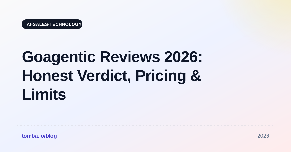 Goagentic Reviews 2026: Honest Verdict, Pricing & Limits