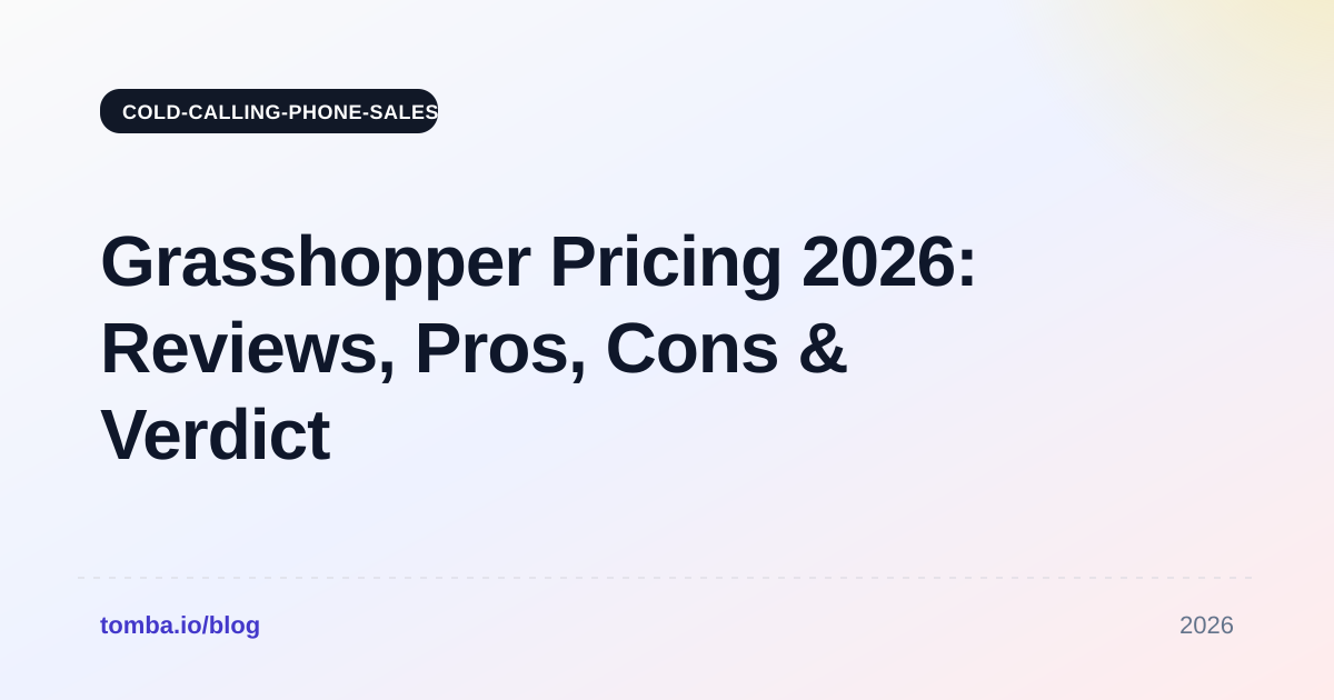 Grasshopper Pricing Reviews Pros and Cons (2026 Guide)
