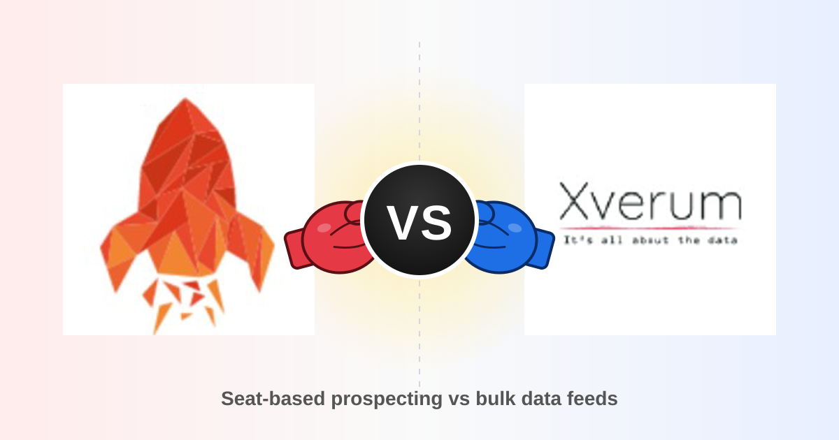 GrowMeOrganic vs Xverum: B2B Data Tools Compared (2026)