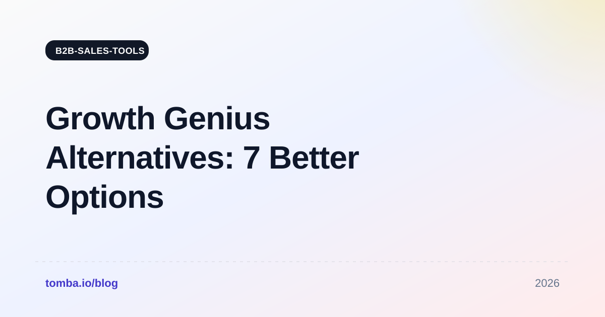 Growth Genius Alternatives: 7 Better Options for 2026