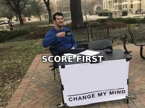 Debating whether email scoring beats blasting the list