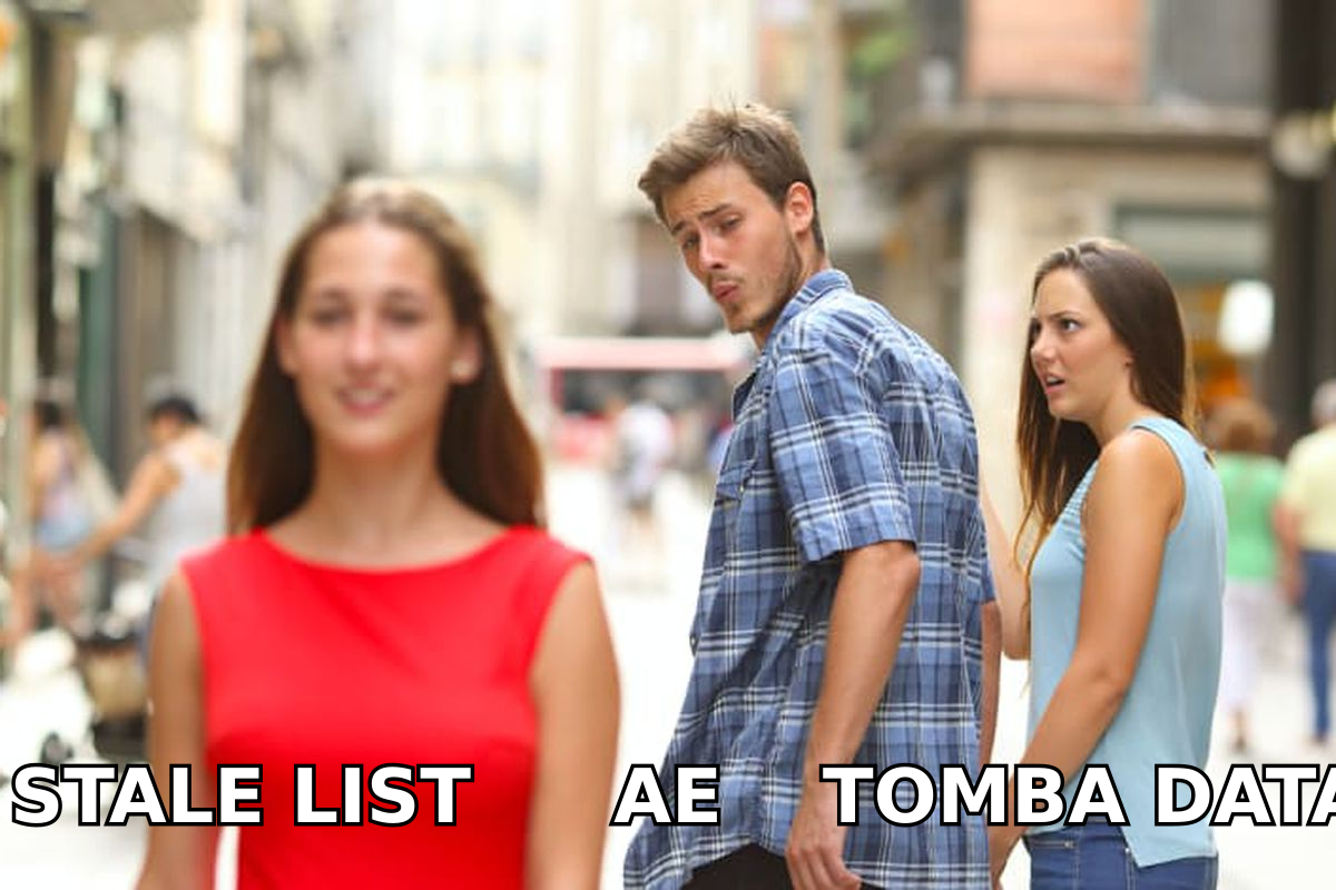 Sales rep ignoring a stale contact list for verified Tomba data