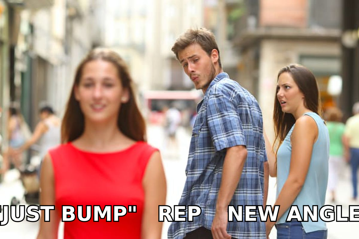 Sales rep ignoring the just following up template for a better angle