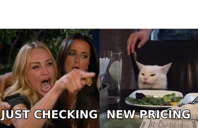 Salesperson insisting the proposal is fine while the buyer stares back silently
