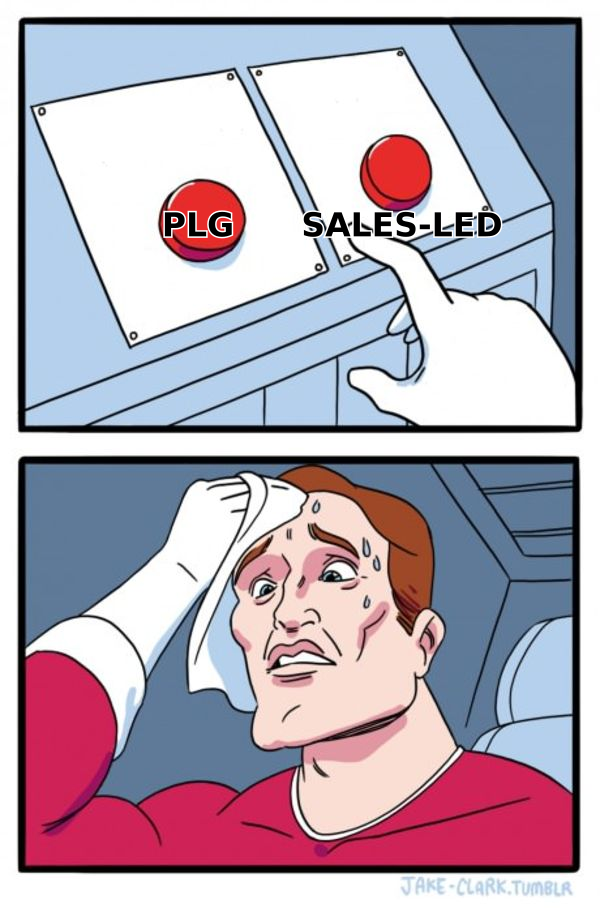 Choosing between product-led and sales-led go to market motions