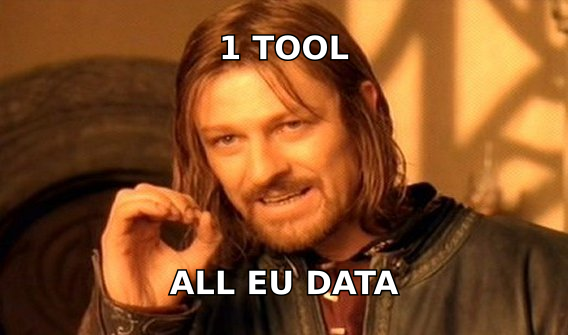 Trying to cover Europe with a single data tool