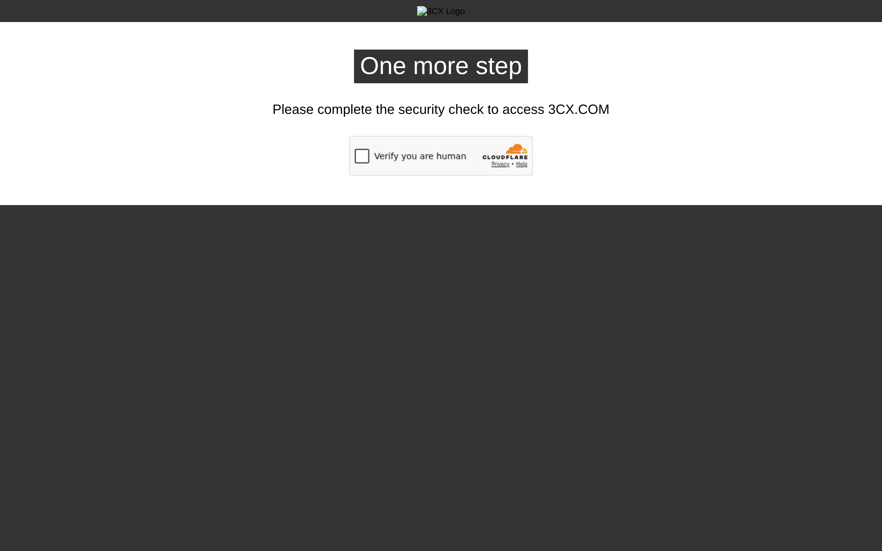 3CX website screenshot — product, features and pricing