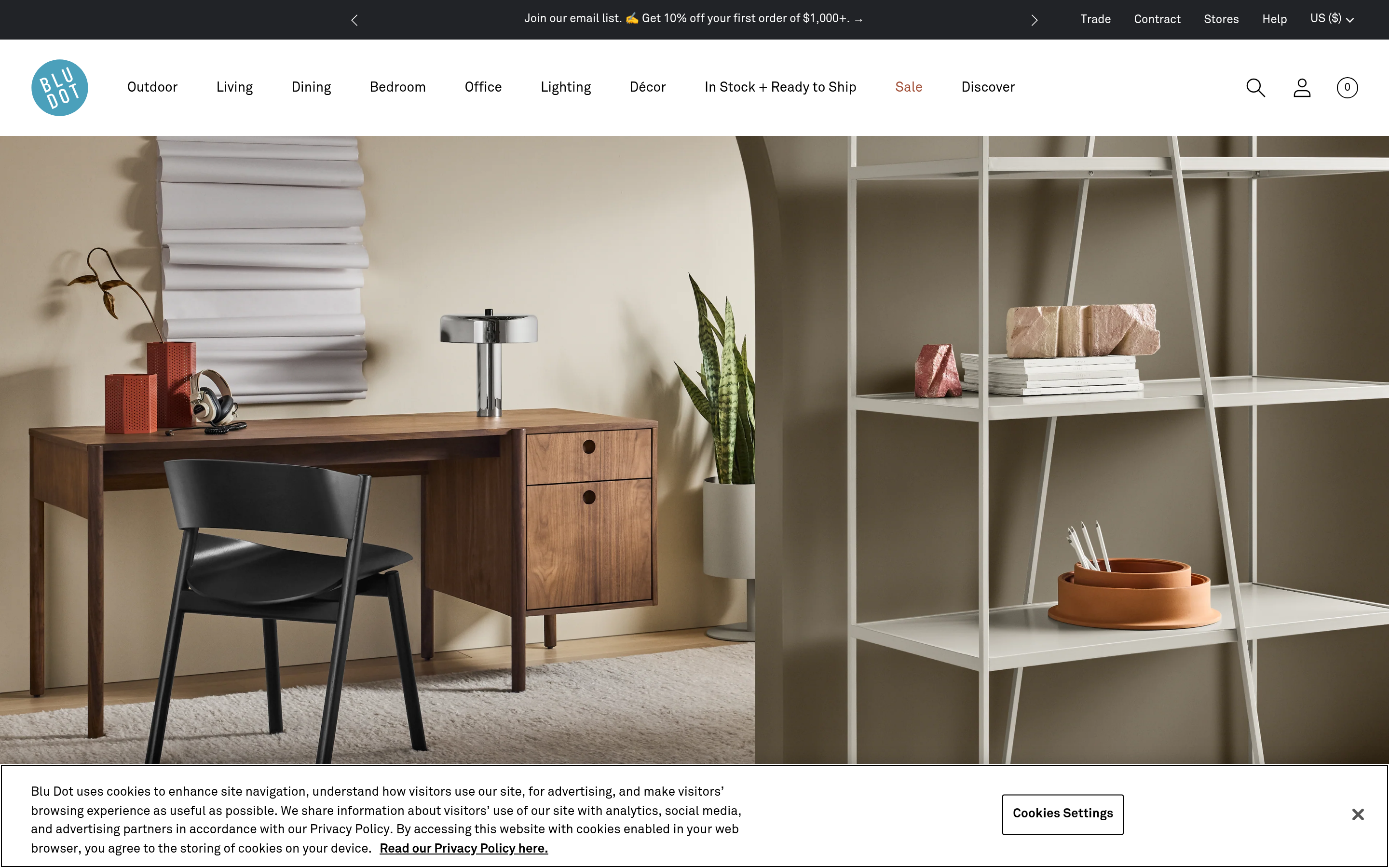 Bluedot website screenshot — product, features and pricing