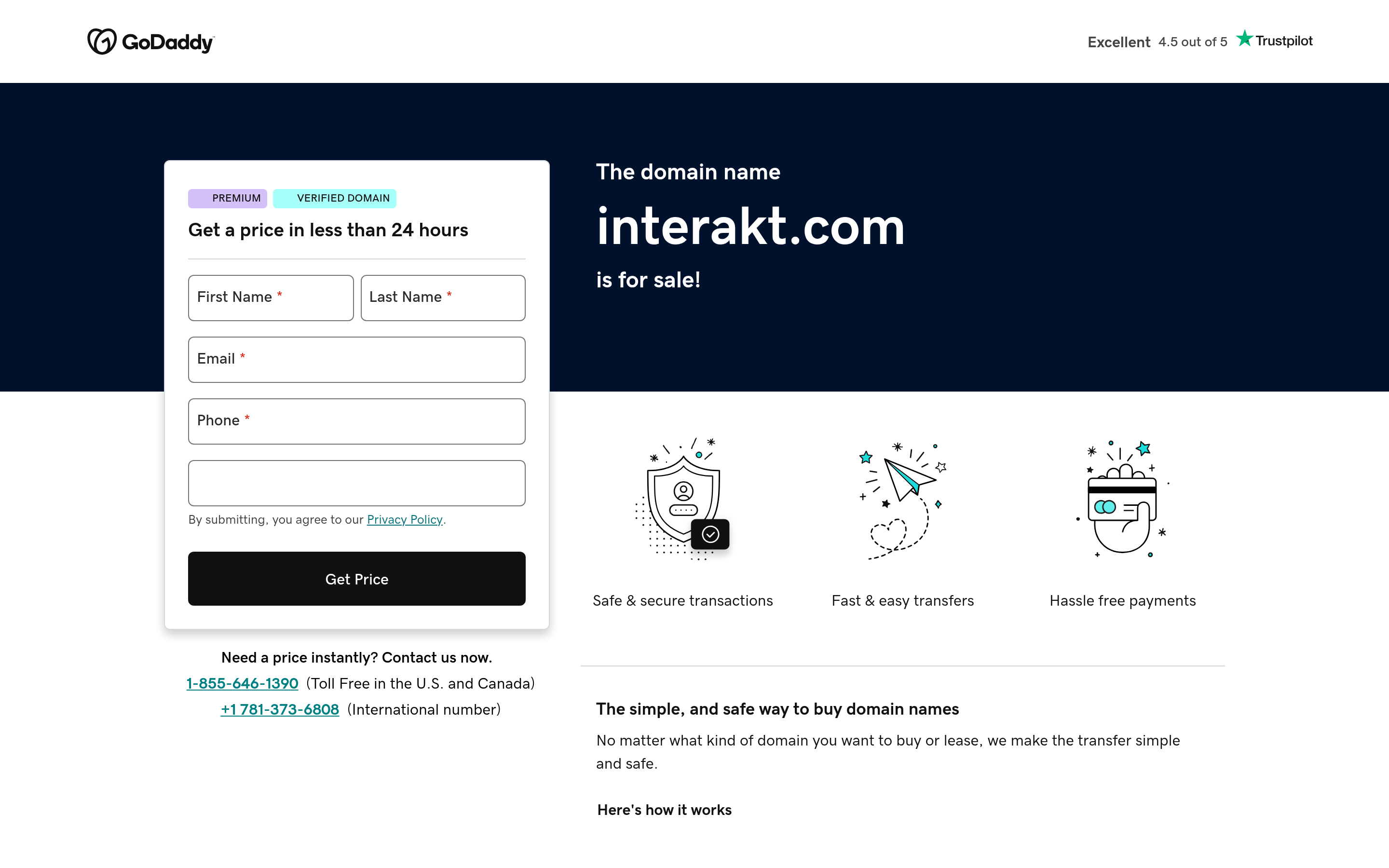Interakt website screenshot — product, features and pricing